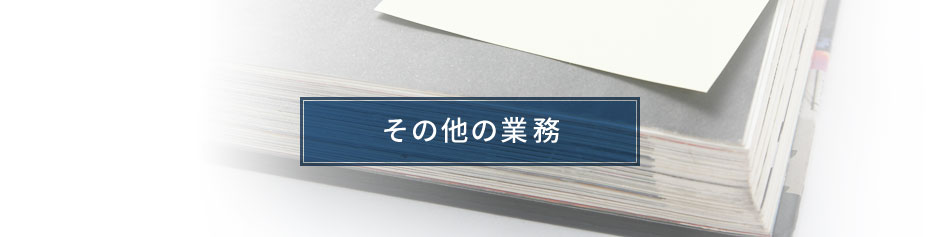 その他の業務